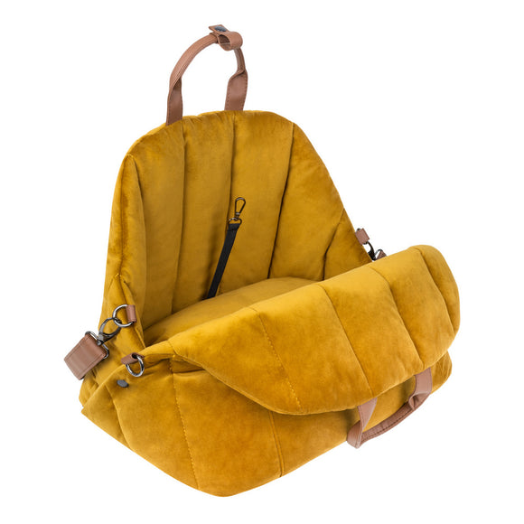 Recobed Elegant 3-in-1 Transport Bag – Versatile Gray Carrier with Soft Interior