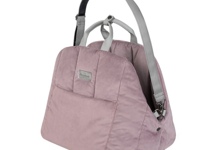 Recobed Elegant 3-in-1 Transport Bag – Versatile Gray Carrier with Soft Interior