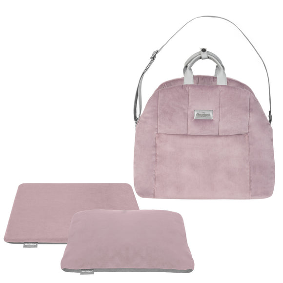 Recobed Elegant 3-in-1 Transport Bag – Versatile Gray Carrier with Soft Interior