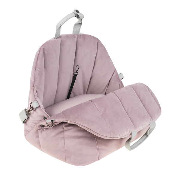 Recobed Elegant 3-in-1 Transport Bag – Versatile Gray Carrier with Soft Interior