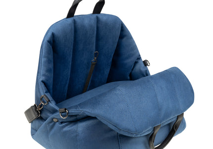 Recobed Elegant 3-in-1 Transport Bag – Versatile Gray Carrier with Soft Interior