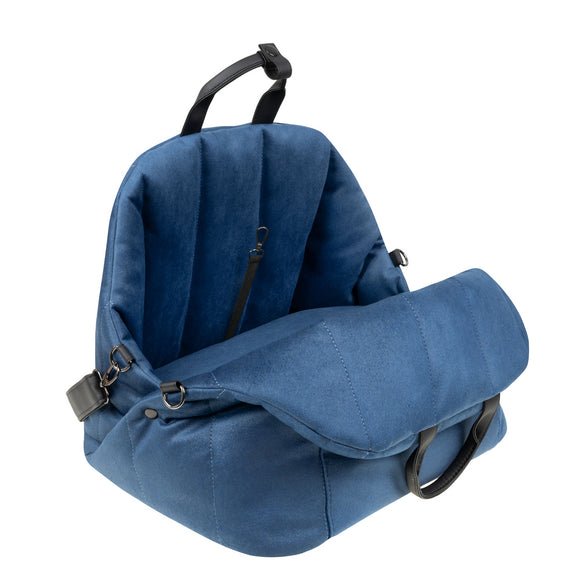 Recobed Elegant 3-in-1 Transport Bag – Versatile Gray Carrier with Soft Interior