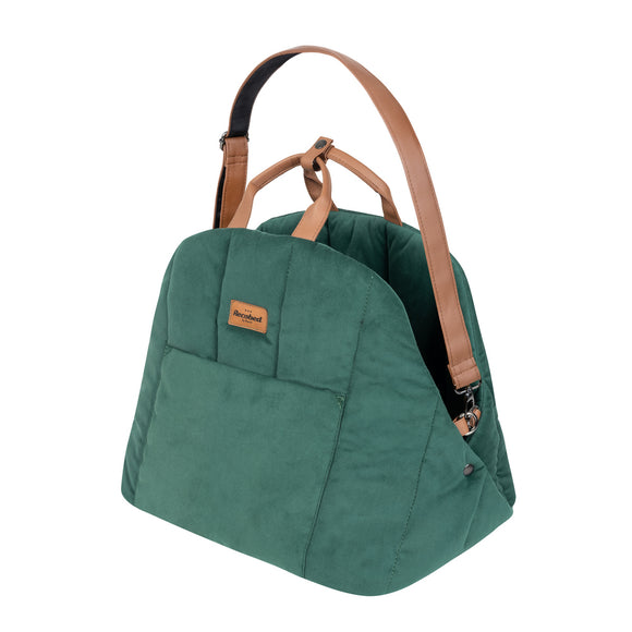 Recobed Elegant 3-in-1 Transport Bag – Versatile Gray Carrier with Soft Interior