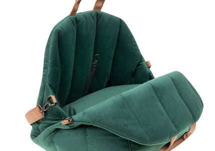 Recobed Elegant 3-in-1 Transport Bag – Versatile Gray Carrier with Soft Interior