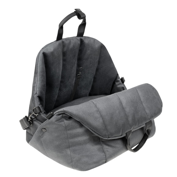 Recobed Elegant 3-in-1 Transport Bag – Versatile Gray Carrier with Soft Interior