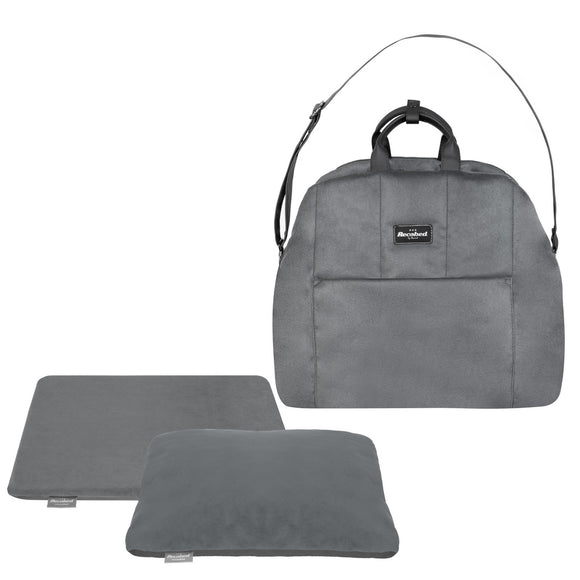 Recobed Elegant 3-in-1 Transport Bag – Versatile Gray Carrier with Soft Interior