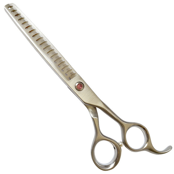 Easy Cut Professional Chunker Scissors – 7 Inch, 18 Teeth, Precision Half-Length Grooming Tool