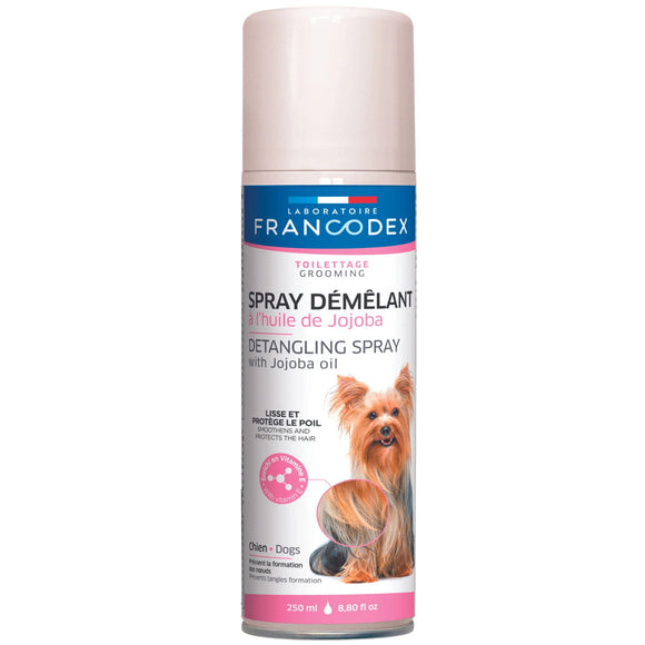 Francodex Detangling Spray with Jojoba Oil – Conditioning Formula, 250ml Bottle