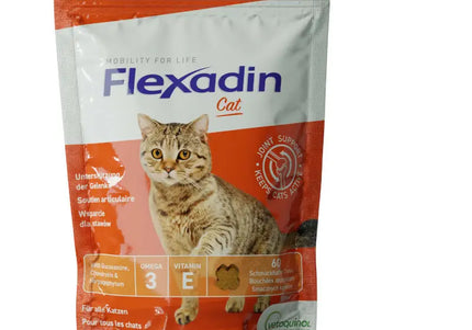 Vetoquinol Flexadin Cat Joint Support Tablets – Advanced Mobility Formula, 60 Count