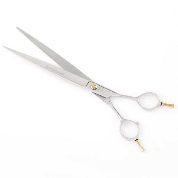 Diamond Professional Straight Grooming Scissors – 8.5 Inch Micro-Cut Precision Blades