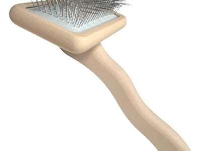 Easy Brush Soft Medium Poodle Brush – Gentle Flexible Bristles, Comfortable Grip