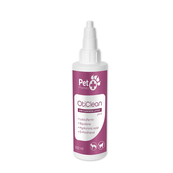Pet+ Pharmacy OtiClean Ear Cleaning Emulsion – Gentle Formula, 100ml Bottle