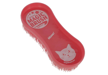 Magic Brush - szczotka do pielęgnacji kota, kolor różowy