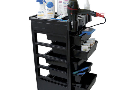 Vivog Grooming Trolley – Mobile Storage Cabinet with Drawers and Organizer Features