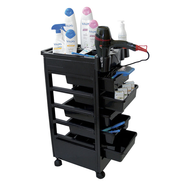 Vivog Grooming Trolley – Mobile Storage Cabinet with Drawers and Organizer Features