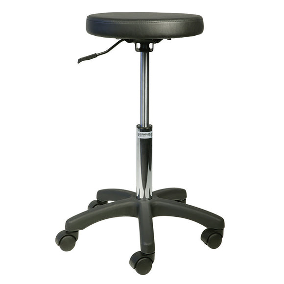 Vivog Grooming Stool – Adjustable Height, Backless Design, Black Finish