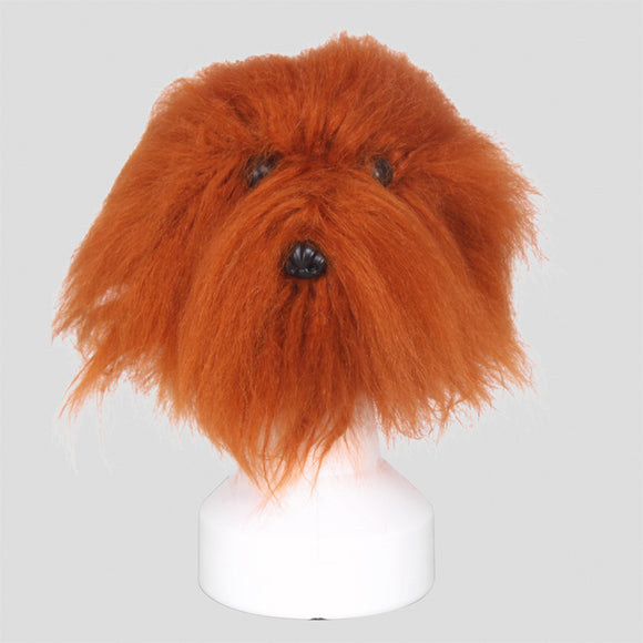 Vivog White Synthetic Fur – Replaceable Head Cover for Teddy Bear and Bichon Training Dummy