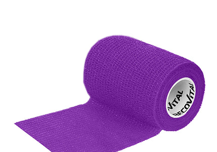 Recovital Smooth Cohesive Bandage – 2.5cm x 4.5m, Bitter Taste, Flexible Support