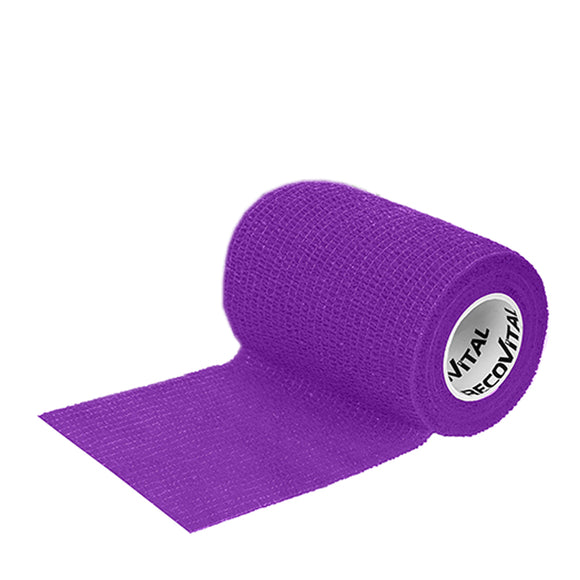 Recovital Smooth Cohesive Bandage – 2.5cm x 4.5m, Bitter Taste, Flexible Support