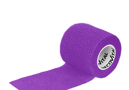 Recovital Smooth Cohesive Bandage – 2.5cm x 4.5m, Bitter Taste, Flexible Support