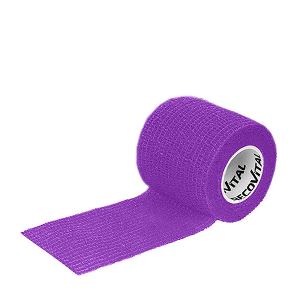 Recovital Smooth Cohesive Bandage – 2.5cm x 4.5m, Bitter Taste, Flexible Support