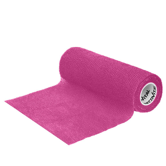 Recovital Smooth Cohesive Bandage – 2.5cm x 4.5m, Yellow, Flexible and Secure Wrap