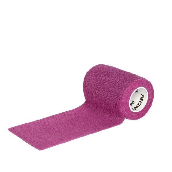 Recovital Smooth Cohesive Bandage – 2.5cm x 4.5m, Yellow, Flexible and Secure Wrap