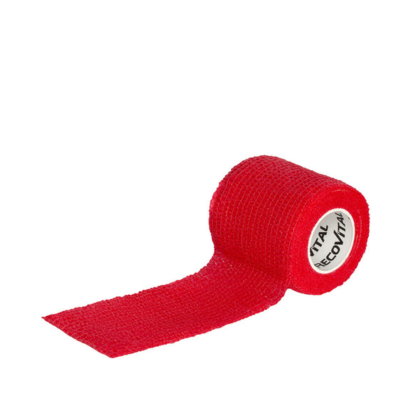 Recovital Smooth Cohesive Bandage – 2.5cm x 4.5m, Yellow, Flexible and Secure Wrap