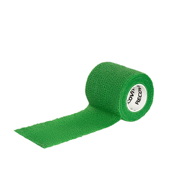 Recovital Smooth Cohesive Bandage – 2.5cm x 4.5m, Yellow, Flexible and Secure Wrap