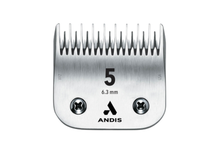 Andis UltraEdge Blade No. 5 – Precision Steel Cutting Edge, 6.3mm Durable Design