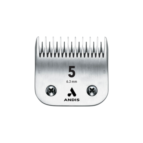 Andis UltraEdge Blade No. 5 – Precision Steel Cutting Edge, 6.3mm Durable Design