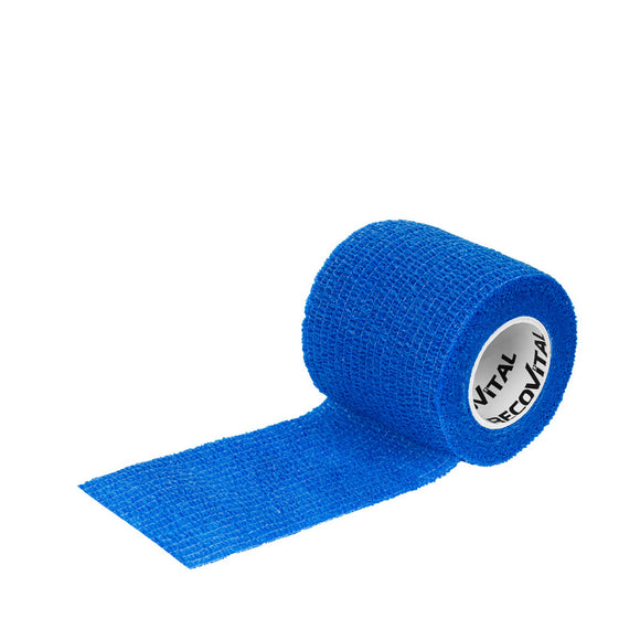 Recovital Smooth Cohesive Bandage – 2.5cm x 4.5m, Yellow, Flexible and Secure Wrap