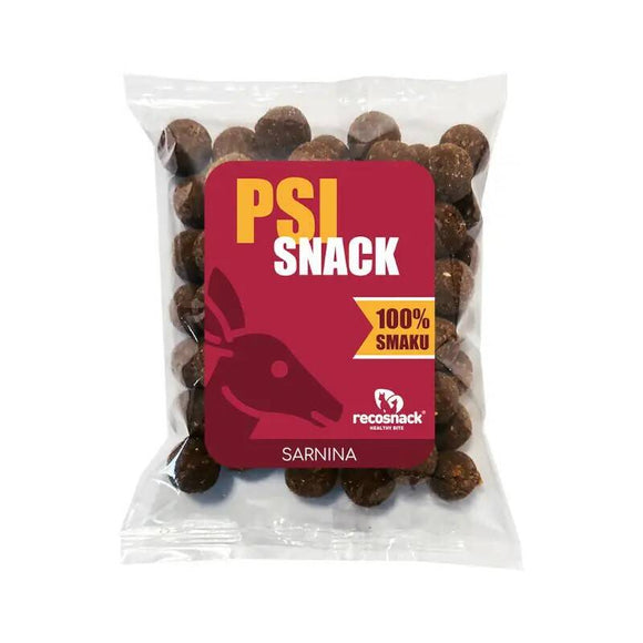RecoSnack PsiSnack Venison Delicacy Balls – Tasty Soft Treats, 500g Bucket