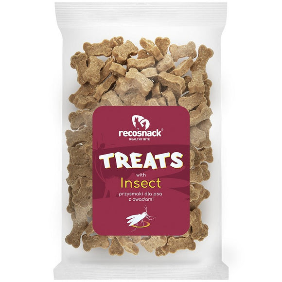 RecoSnack Insect Protein Dog Treats – High-Protein Edible Insect Bites, 500g Bucket