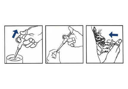 Kruuse Buster Tablet Introducer – Soft Tip Safety Applicator with Gentle Delivery Design