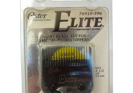 Oster Elite 3 1/2 Clipper Blade 9mm – Precision Stainless Steel, Durable Design
