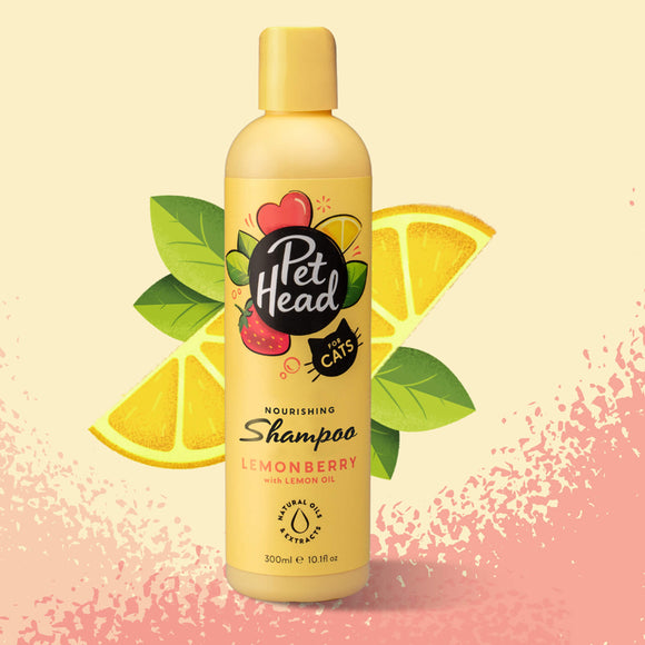 Pet Head Felin' Good Cat Shampoo – Nourishing, Paraben-Free Formula with Pleasant Scent, 300ml