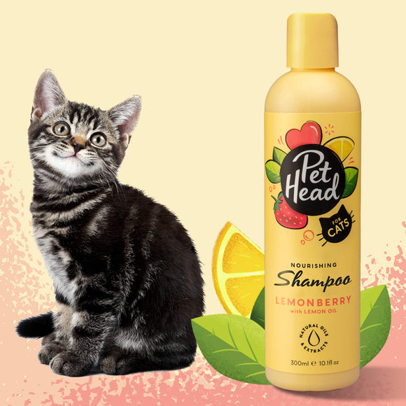 Pet Head Felin' Good Cat Shampoo – Nourishing, Paraben-Free Formula with Pleasant Scent, 300ml
