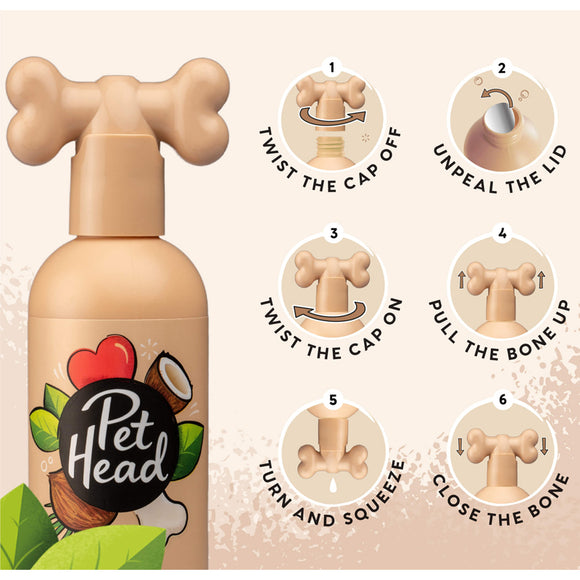 Pet Head Sensitive Soul Moisturizing Dog Shampoo – Soothing Formula for Delicate Skin, 300ml