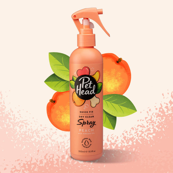 Pet Head Quick Fix Dry Clean Spray – Waterless Shampoo, Fast-Acting Freshening Formula, 300ml