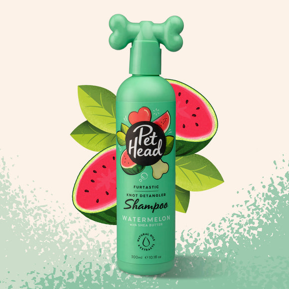 Pet Head Furtastic Knot Detangler Shampoo – Long Hair Formula, 300ml, Eases Combing