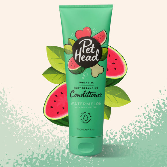 Pet Head Furtastic Knot Detangler Conditioner – Rinse-Off Formula, Eases Combing, 250ml