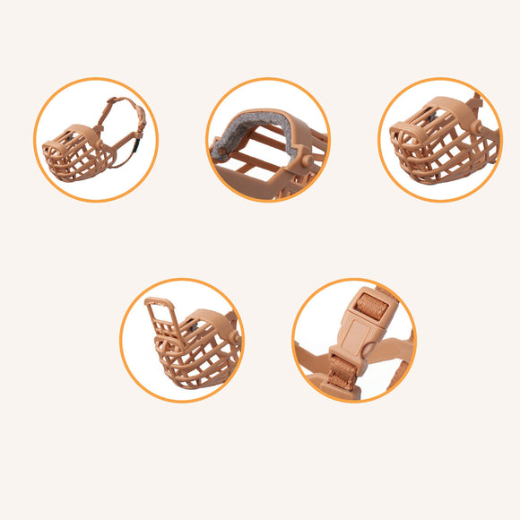 Baskerville Classic Muzzle – Lightweight Ergonomic Design with Secure Fit and Breathable Structure