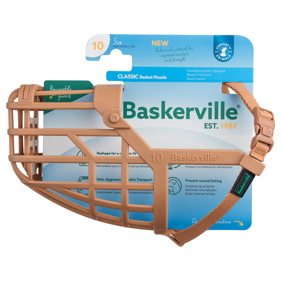 Baskerville Classic Muzzle – Lightweight Ergonomic Design with Secure Fit and Breathable Structure