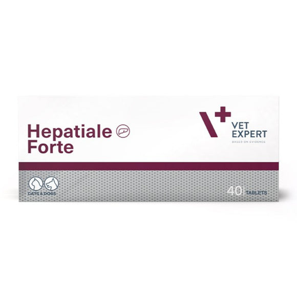 VETEXPERT Hepatiale Forte Liver Support Tablets – Advanced Formula, 40 Count