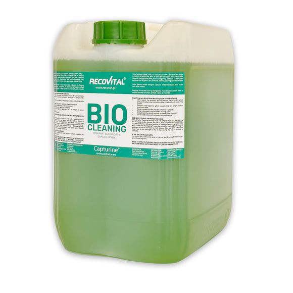 Capturine Pets Bio-Cleaning Solution – Innovative Odor-Eliminating Formula, 10L Effective Concentrate