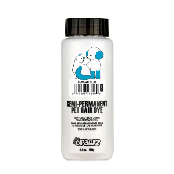 Opawz Semi-Permanent Hair Dye Hawaii Blue – Vibrant Color Formula, 150g Tube