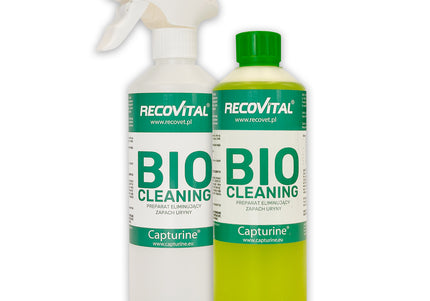 Capturine Pets Bio-Cleaning Starter – Innovative Odor-Eliminating Formula, 500ml with Atomizer