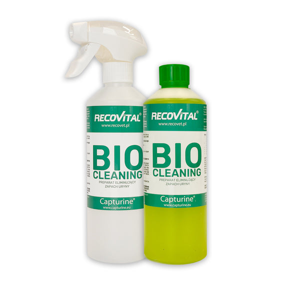 Capturine Pets Bio-Cleaning Starter – Innovative Odor-Eliminating Formula, 500ml with Atomizer