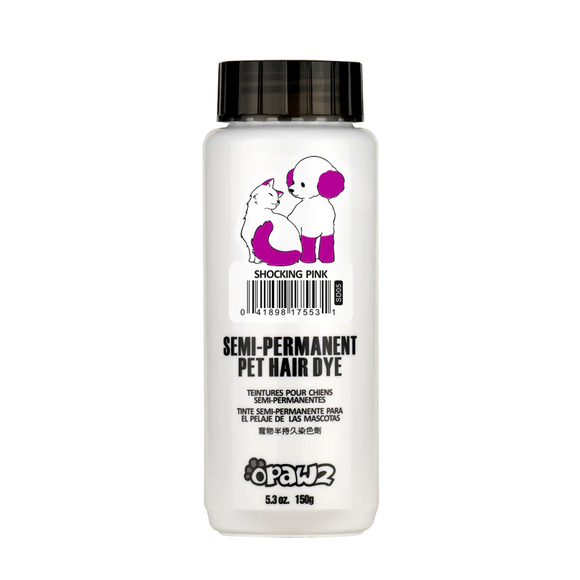 Opawz Semi-Permanent Hair Dye – Intense Shocking Pink Color, 150g Tube, Vibrant Formula